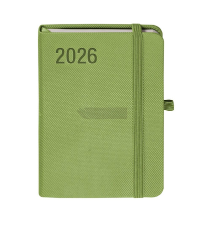 Kalendarz 2026 A6 Rubi zielony TDW