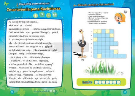 Dyktanda z humorem do klasy 2