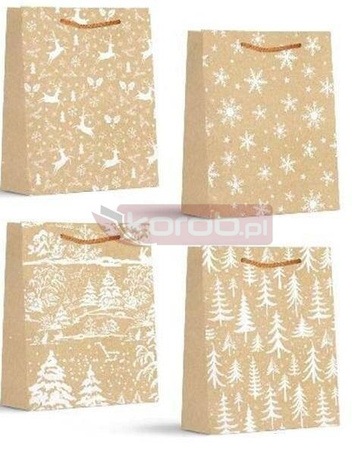 Torebka upominkowa M Boże Narodzenie MIX