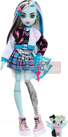 LALKA MONSTER HIGH FRANKIE STEIN + akcesoria HHK53
