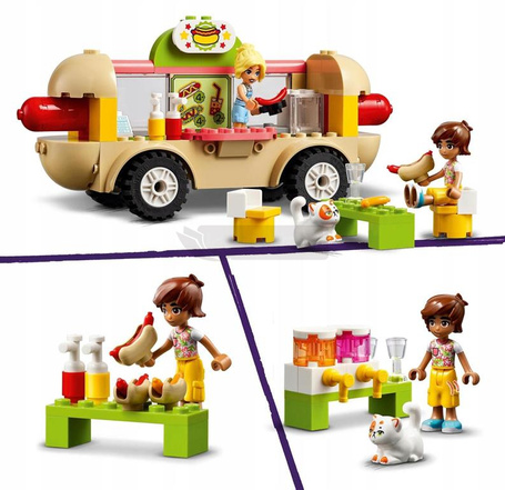 LEGO FRIENDS 42633 FOOD TRUCK Z HOT DOGAMI