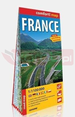 Comfort! map Francja (France) 1:1 100 000 w.2023
