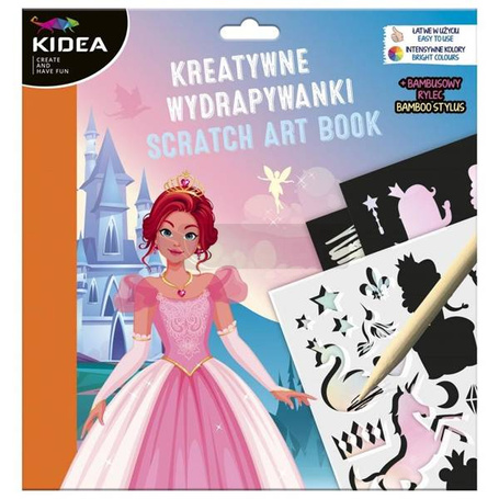 Kreatywne wydrapywanki z szablonami C KIDEA