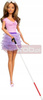 LALKA BARBIE FASHIONISTAS z laską dla niewidomych HRH17