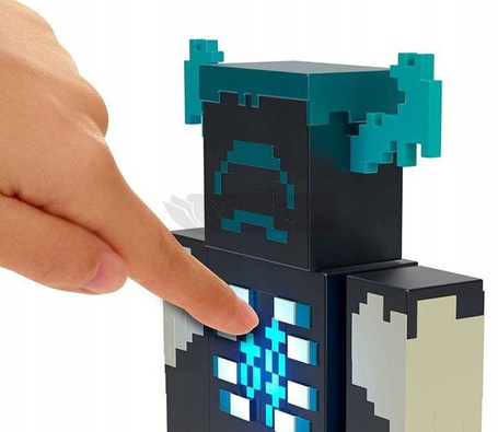MINECRAFT figurka z dźwiękiem światłem NADZORCA HHK89