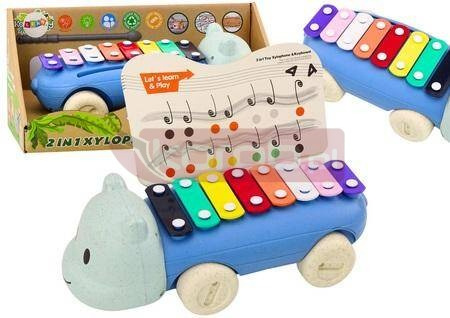 Cymbałki na kółkach Hipopotam