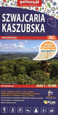 Mapa turystyczna - Szwajcaria Kaszubska