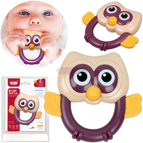 Grzechotka dla malucha sowa