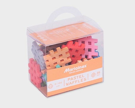 Mini Waffle Pastel 35 elementów