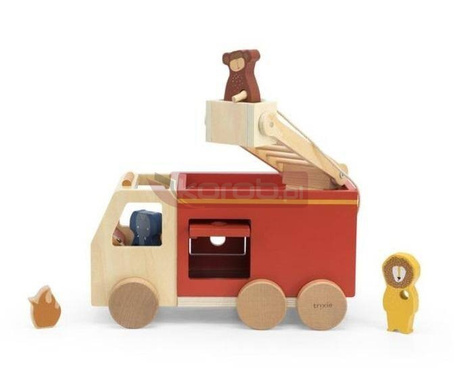 Wóz strażacki drewniany