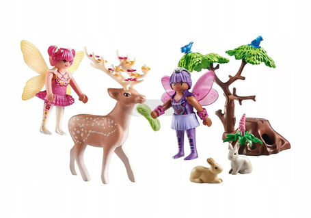 PLAYMOBIL PRINCESS MAGIC 71800 Wróżki z leśnymi zwierzętami, zestaw +4 lata