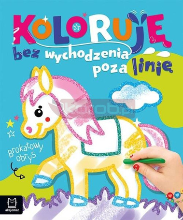 Koloruję bez wychodzenia poza linię. Brokatowy...