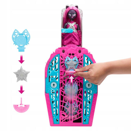 LALKA MONSTER HIGH STRASZYSEKRETY TAJEMNICE HOLLYDUCH Catty Noir JBG82