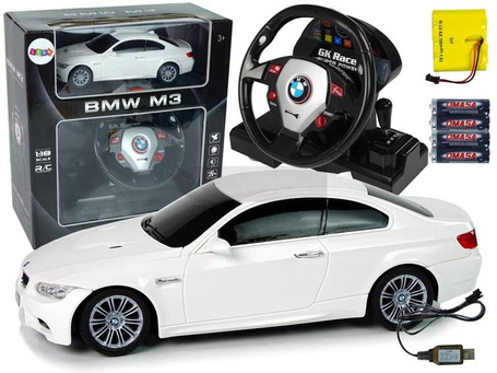 Auto zdalnie sterowane BMW M3 białe