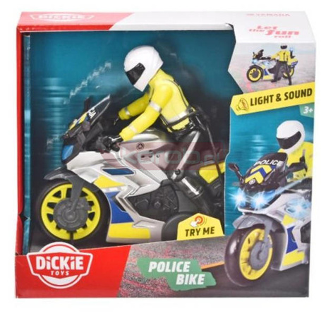Pojazd SOS Motocykl policyjny 17 cm