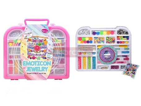 Zestaw do robienia biżuterii DIY w walizce