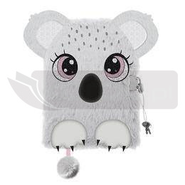 Pamiętnik z kłódką A5/96K włochacz Koala