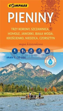 Mapa - Pieniny 1:25 000
