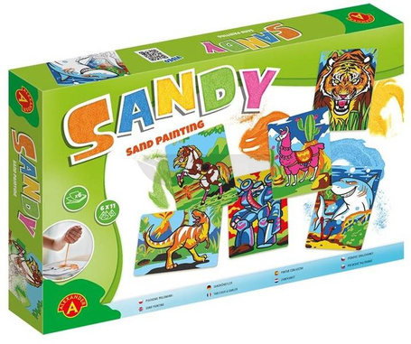 Sandy Piaskowe Malowanki - Głowa tygrysa ALEX