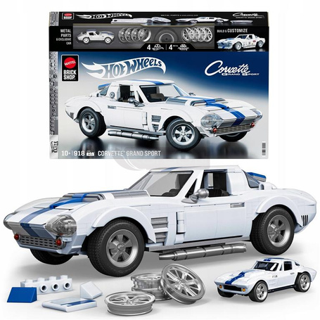 MATTEL BRICK SHOP HOT WHEELS Elite Series Corvette Grand Sport JGR31