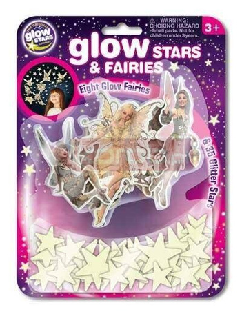 Świecące gwiazdy i wróżki