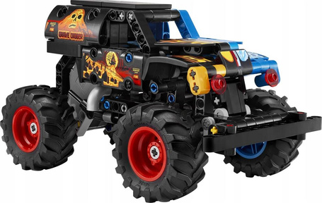 KLOCKI LEGO TECHNIC 42219 Monster Jam Grave Digger Ogień i lód, zestaw +7