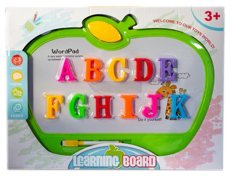 Tablica magnetyczna z literkami