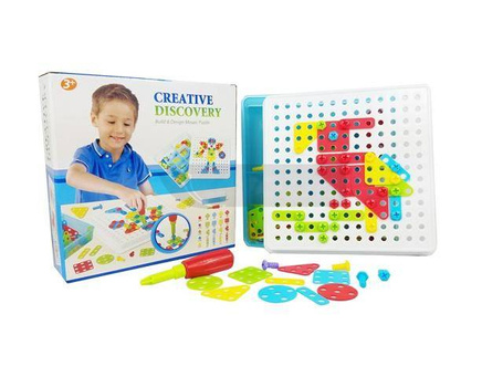 Genialny dzieciak. Mozaika ze śrubokrętem 180el