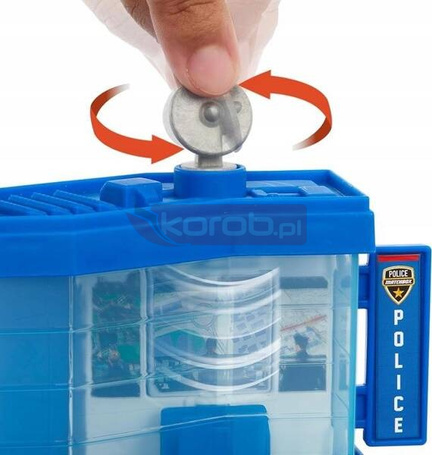 MATCHBOX ZESTAW DO ZABAWY POSTERUNEK POLICJI policja + autko HRY44