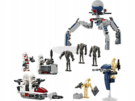 LEGO STAR WARS 75372 ZESTAW BITEWNY Z KLONAMI I DROIDAMI BOJOWYMI +8 lat