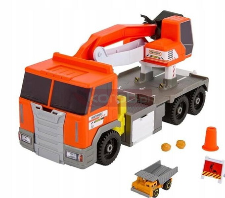 MATCHBOX CIĘŻARÓWKA KOPARKA duży pojazd funkcyjny HPD64