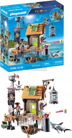 PLAYMOBIL PIRATES 71792 PIRACKI PORT Z WIĘZIENIEM zestaw dla dzieci 4+