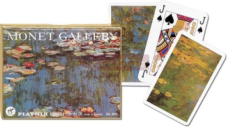 Karty standard "Monet, Lilie" PIATNIK
