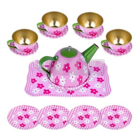 Zestaw do herbaty kwiatuszki