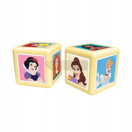 DISNEY KSIĘŻNICZKI GRA SZALONA KOSTKA TOP TRUMPS MATCH dla dzieci +4 lata 0493