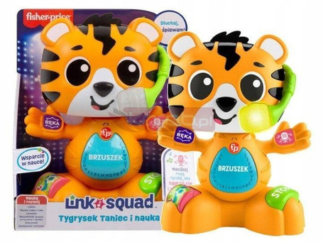 FISHER PRICE LINK SQUAD INTERAKTYWNY TYGRYSEK zabawka edukacyjna +9 m-cy HYL33
