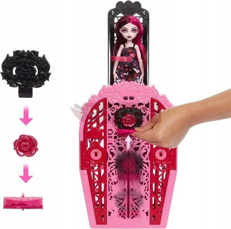 LALKA MONSTER HIGH STRASZYSEKRETY Ogrodowe zagadki, Draculaura HYT72