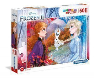 Puzzle 60 elementów Maxi Super Kolor Kraina lodu 2