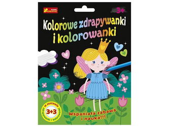 Zdrapywanki&kolorowanki Królewna i przyjaciele 3+3
