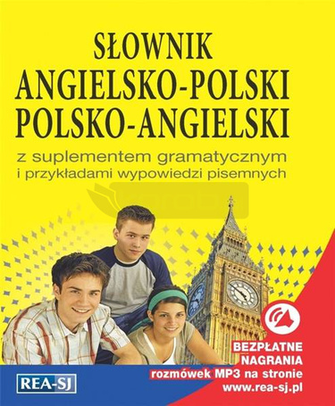 Słownik ang-pol, pol-ang z suplementem gram.