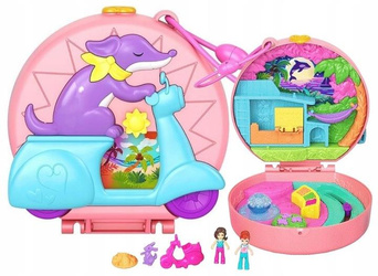 LALKA POLLY POCKET SKUTER PIESKA zestaw do zabawy dla dzieci +4 lata HWN98