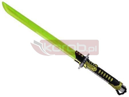 Miecz samurajski świecący żółty