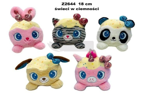 Zwierzęta świeci w ciemności 18cm MIX