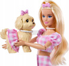 LALKA BARBIE TWINNING LOOK lalka Barbie i piesek w ubranku JFP36