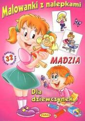 Malowanki z nalepkami - Madzia