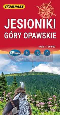 Mapa - Jesioniki, Góry Opawskie 1:50 000