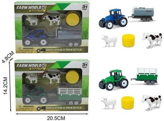 Zestaw farma traktor z akcesoriami MIX