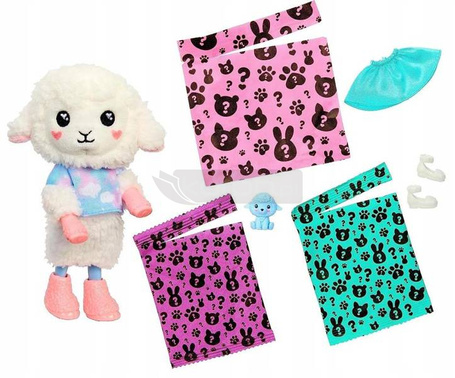 BARBIE CUTIE REVEAL CHELSEA W PRZEBRANIU OWIECZKI HKR18