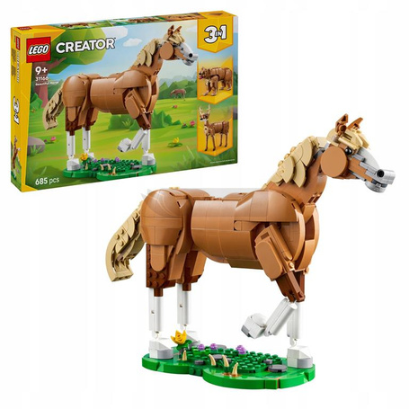 KLOCKI LEGO CREATOR 3W1 31166 PIĘKNY KOŃ