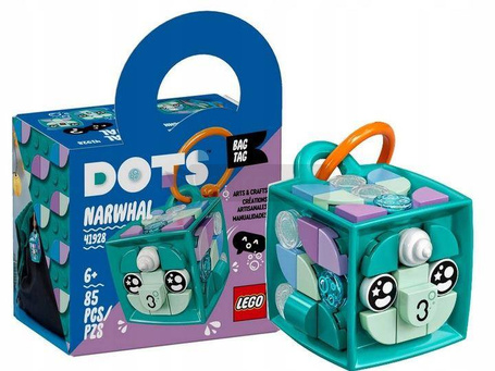 LEGO Dots 41928 Zawieszka z narwalem